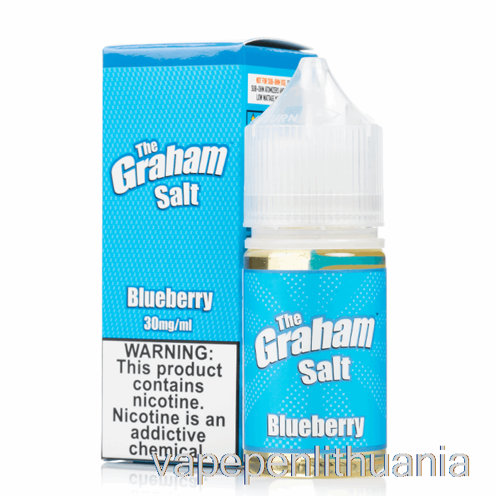 Mėlynių Druska - Graham - Mamasan E-skystis - 30 Ml 30 Mg Vape Skysčio